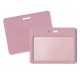 Горизонтальный карман из экокожи розового цвета
